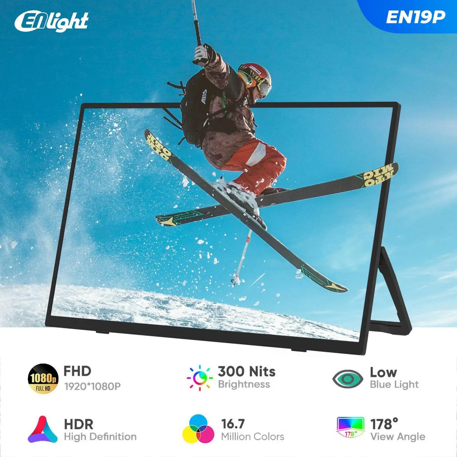 LED ENLIGHT EN19P 19" FHD Portable Monitor