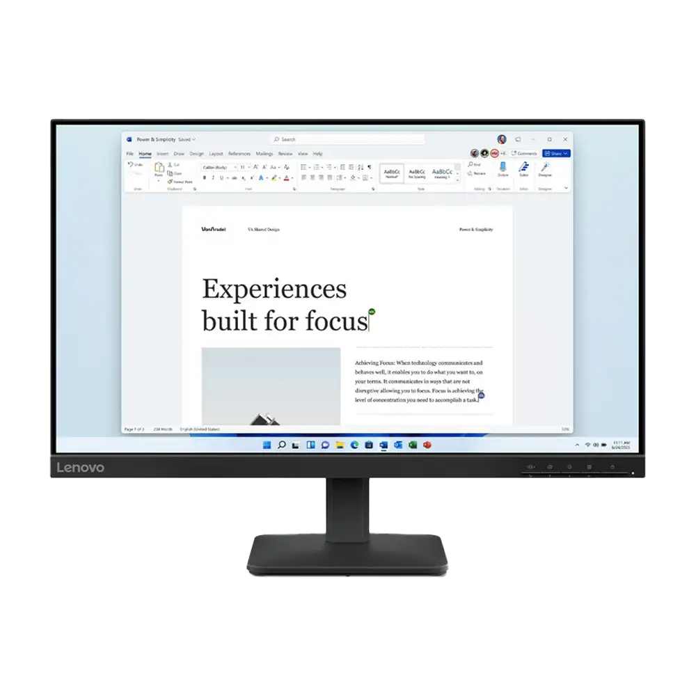 Lenovo L24-4e 24" IPS 100hz 4ms 99% sRGB Black