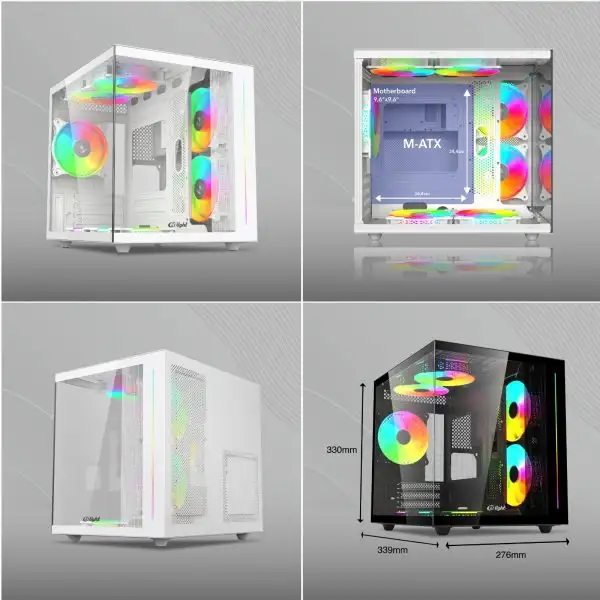 ENLIGHT Z8 WHITE +3 Fan RGB