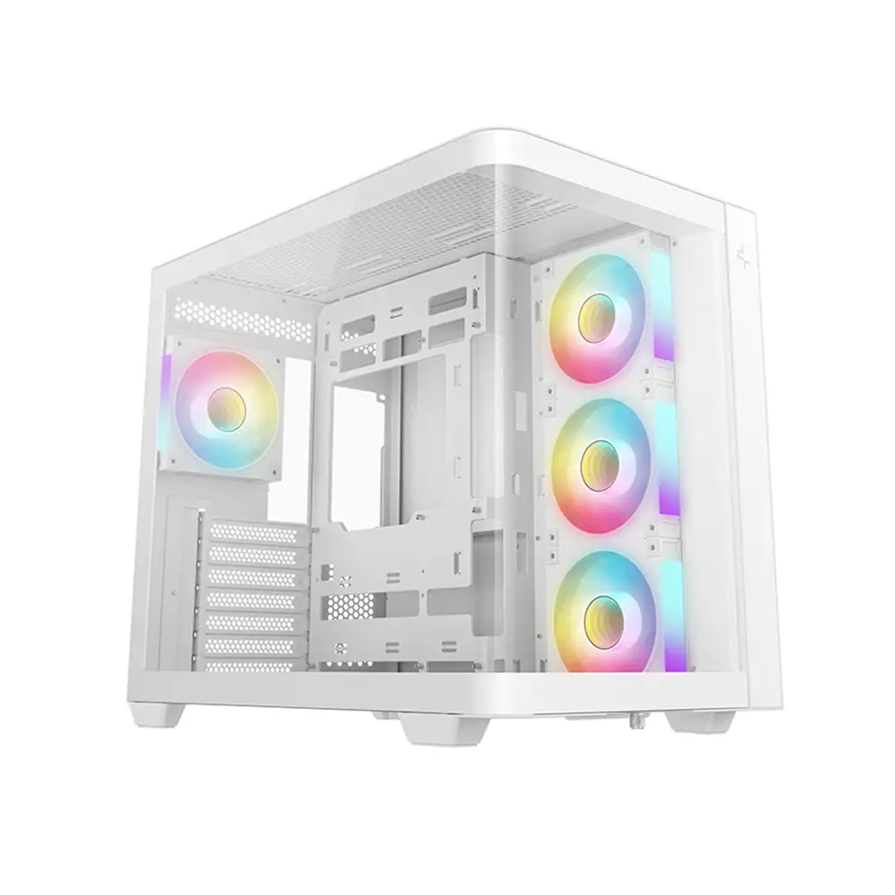 DEEPCOOL CG530U 4F Curve ATX BTF 4 Fan aRGB white