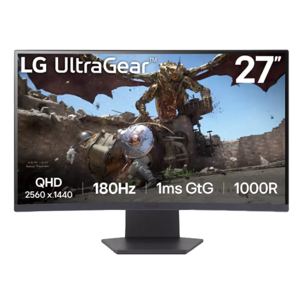 LG 27GS60QC 27" Curve 2K QHD 180Hz UltraGear Gaming