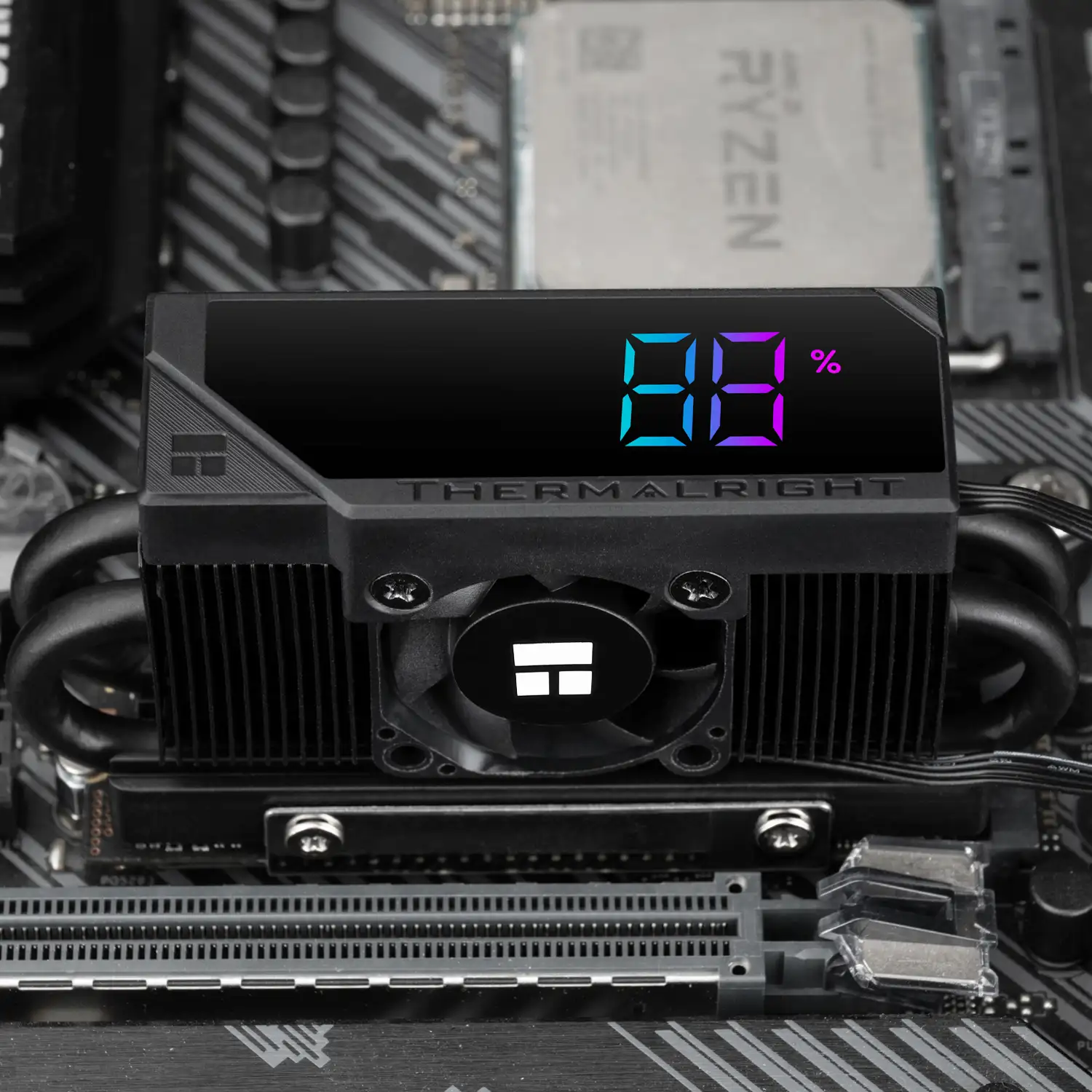 THERMALRIGHT HR-10 2280 PRO Digital Black SSD Cooler M.2 Nvme Heatsink