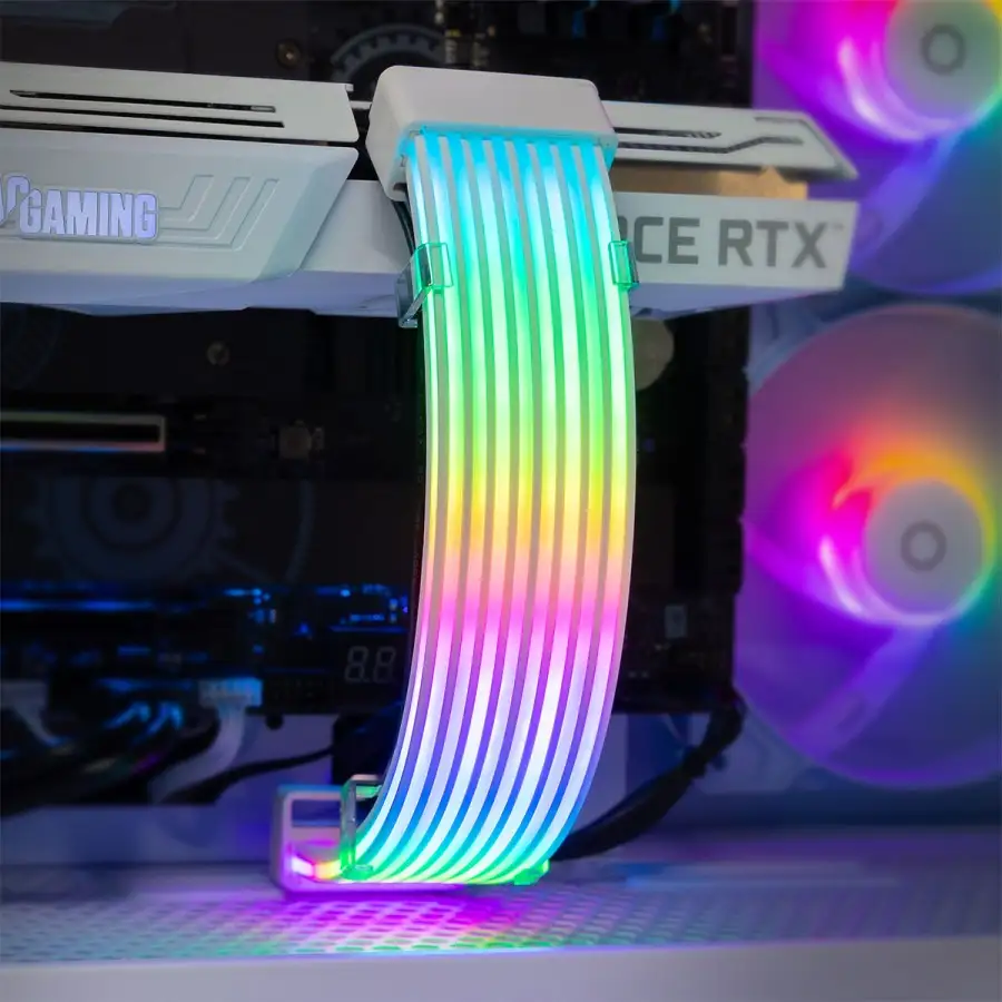 Tecware Flex RGB PSU Extension cable 24pin + 8 / 16 pin Gpu Black
