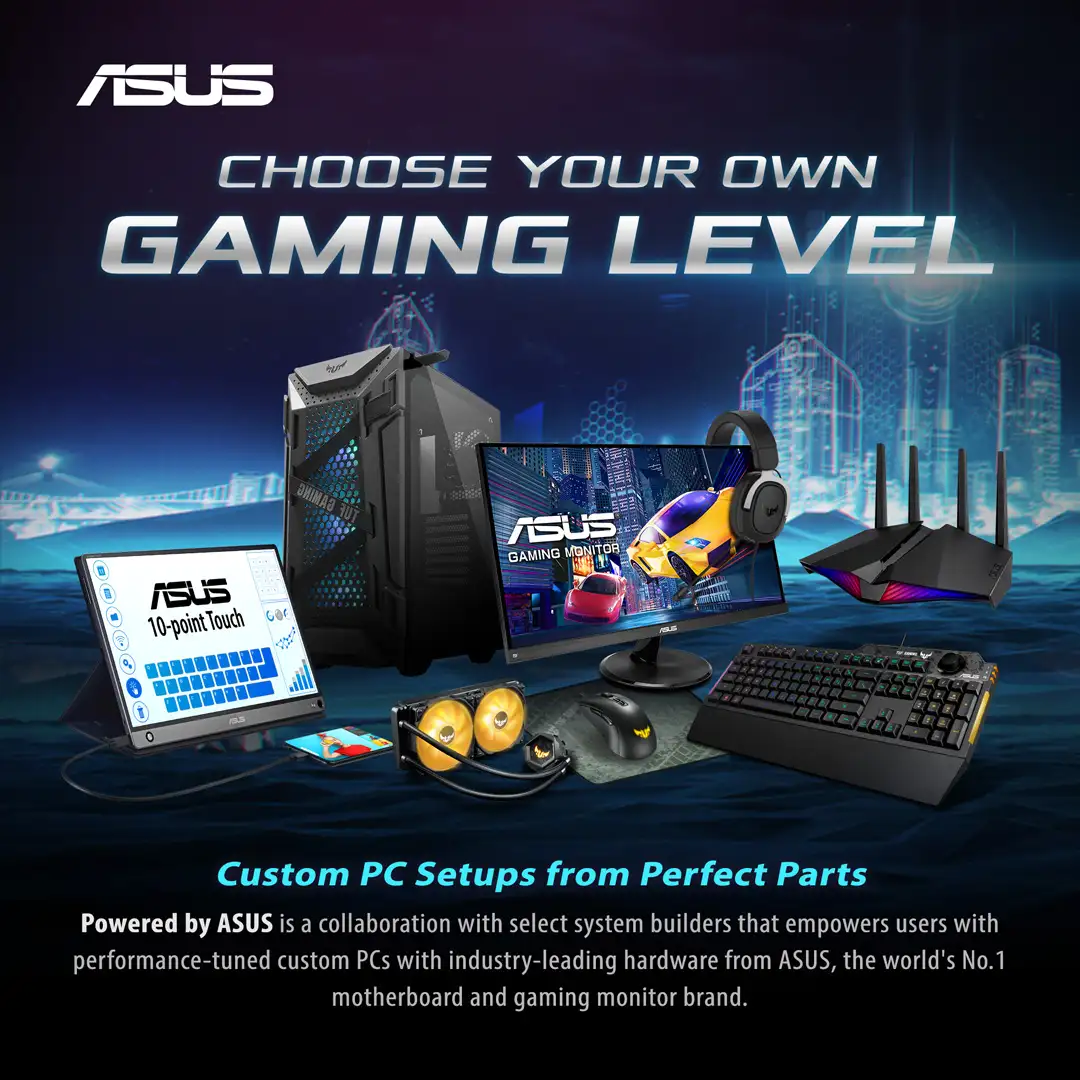 PBA AMD Ryzen 5 | RTX 3050 6GB | 16GB  DDR4 | 256 NVME -  ASUS Gaming PC