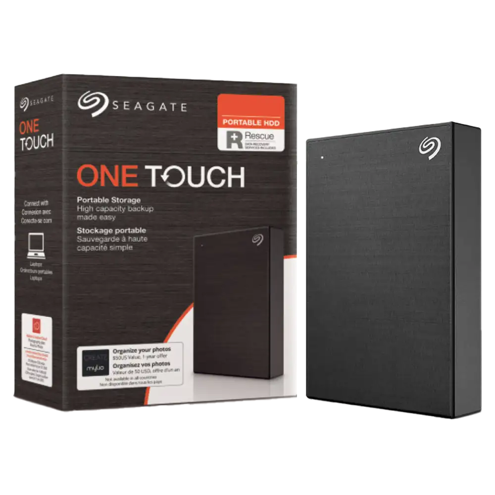 SEAGATE One Touch Portable Harddisk External USB3.0 1TB Black