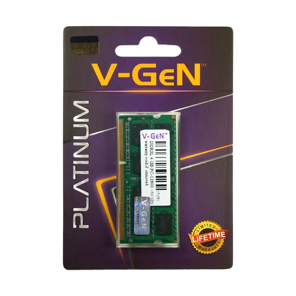 V-GEN PLATINUM DDR3 4GB 1600Mhz SODIMM