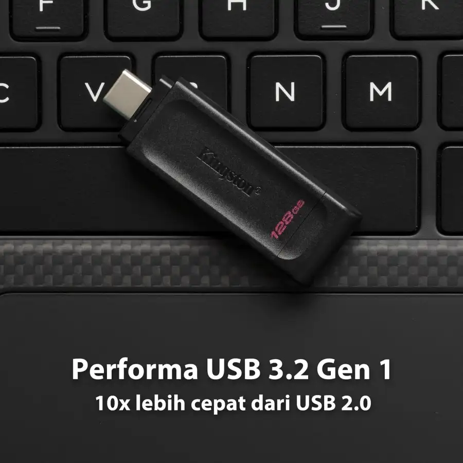 FLASHDISK KINGSTON 128GB USB-C 3.2 DataTraveller 70 DT70 USB-C