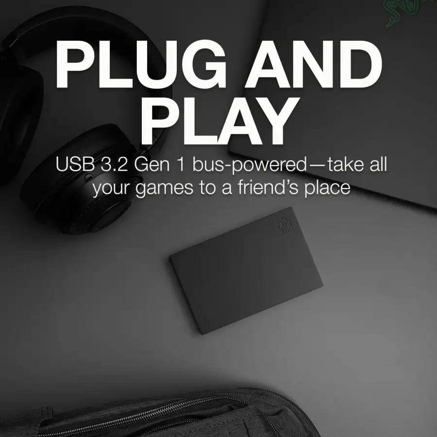 SEAGATE FireCuda Gaming Portable Hard Drive External USB3.2 RGB 1TB