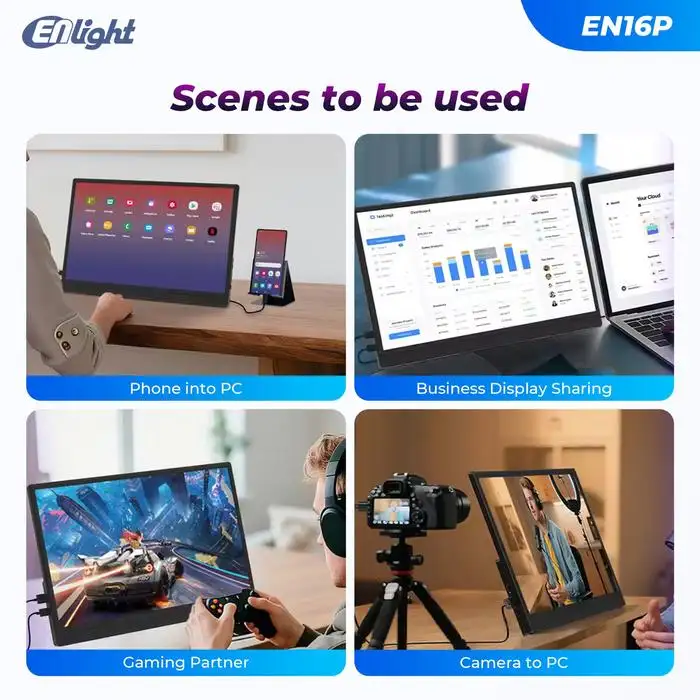LED ENLIGHT EN16P 16" FHD Portable Monitor