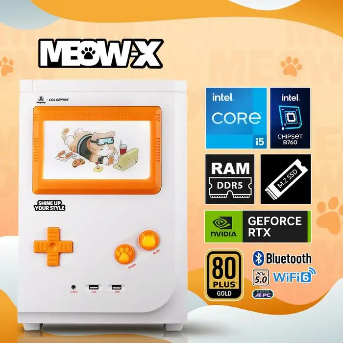 PC COLORFUL MEOW-X Intel Core i5 14400F RTX 5060 8GB