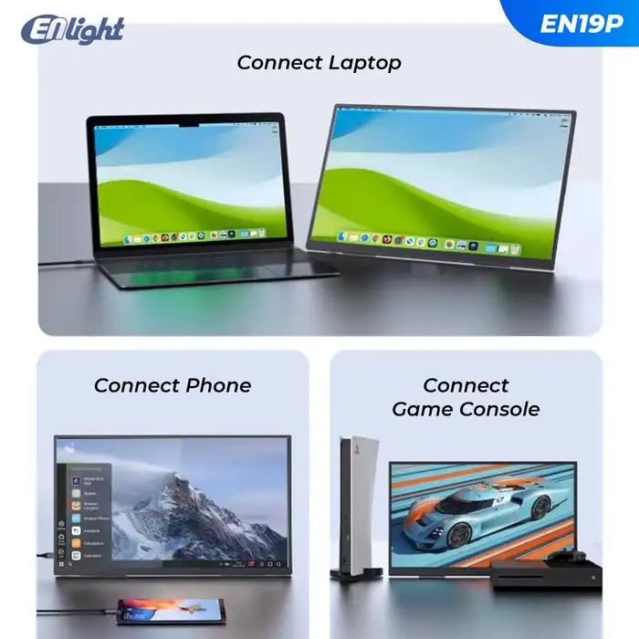 LED ENLIGHT EN19P 19" FHD Portable Monitor