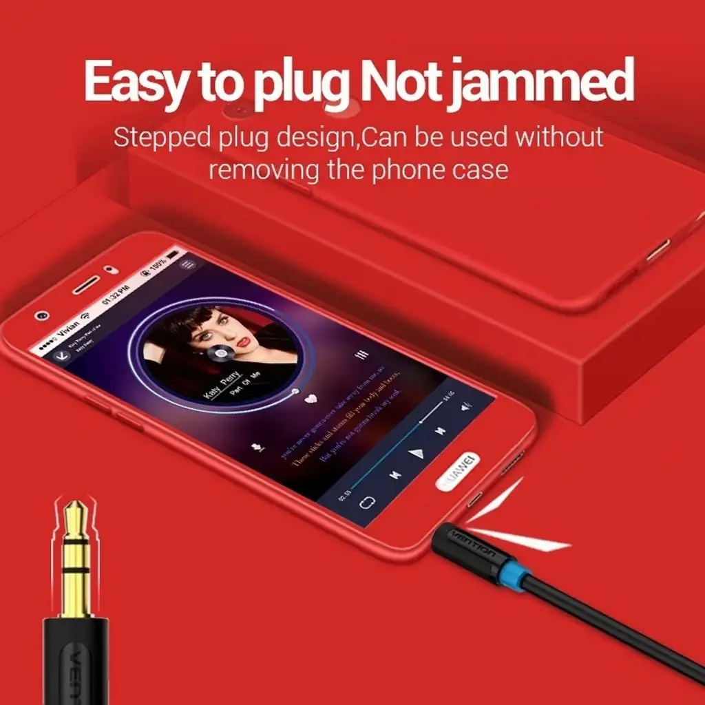 Vention Kabel Audio 3.5mm TRS MALE TO DUAL 6.35MM MALE 1M