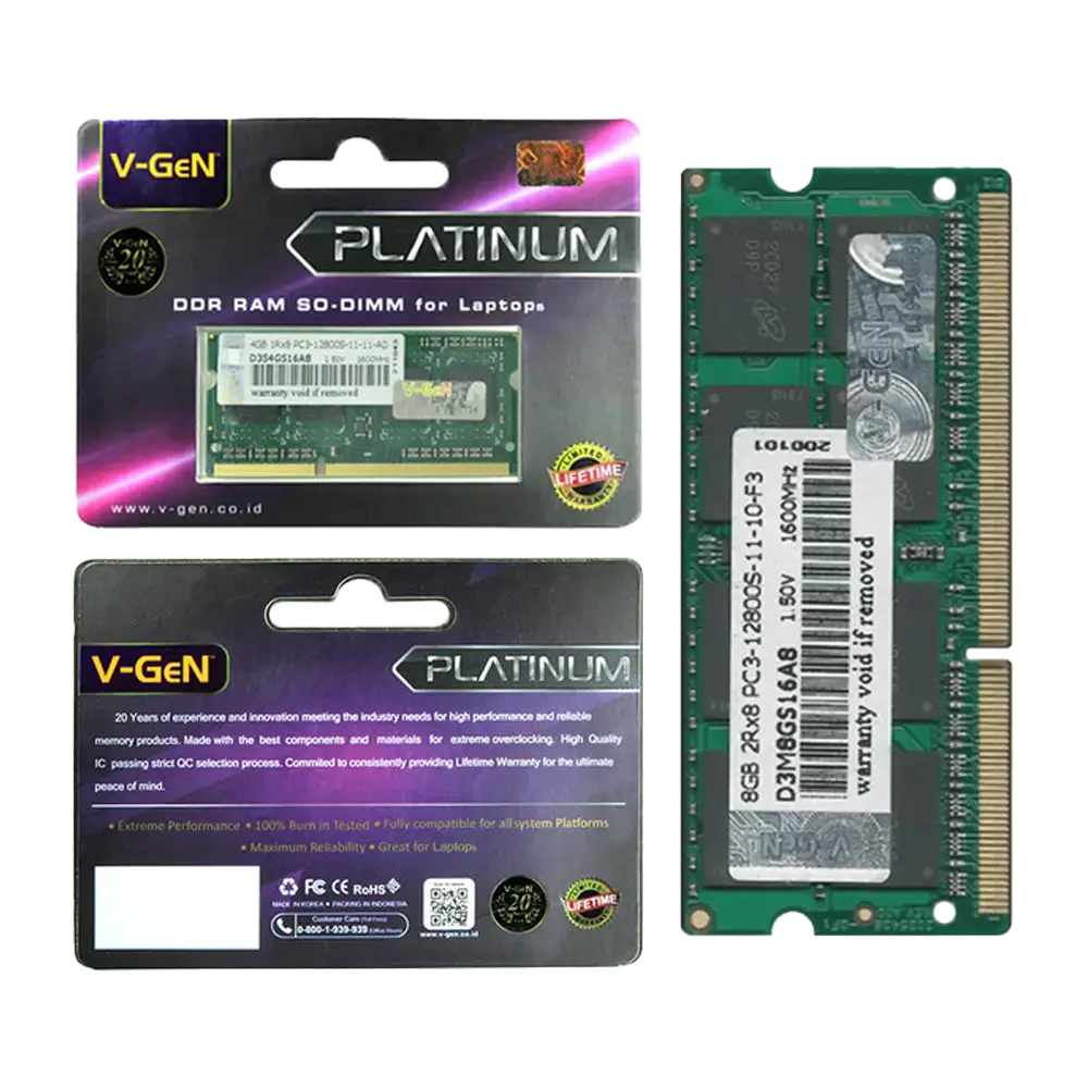 V-GEN PLATINUM DDR4 4GB 3200Mhz SODIMM