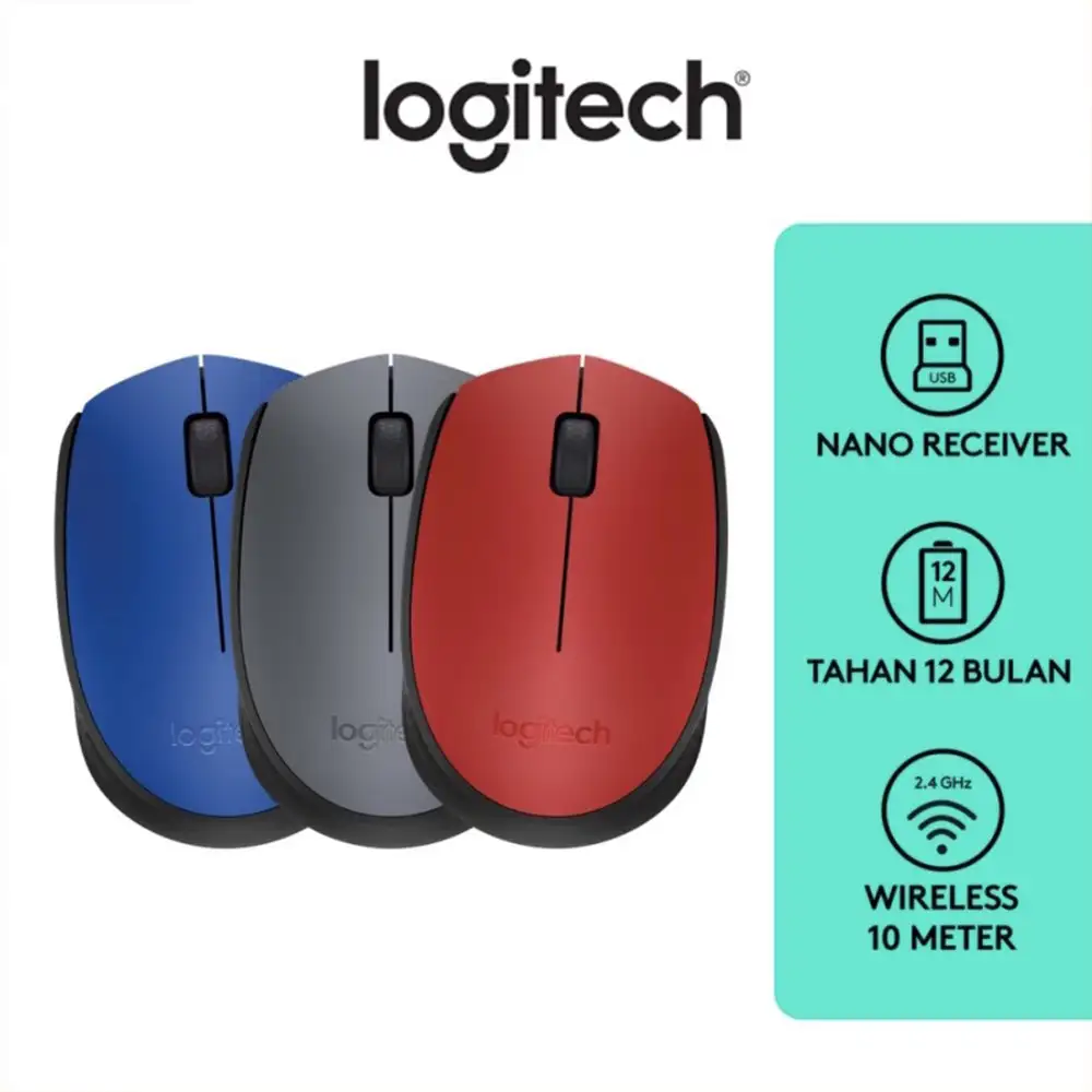 Logitech M171 WIRELESS Mouse Grey