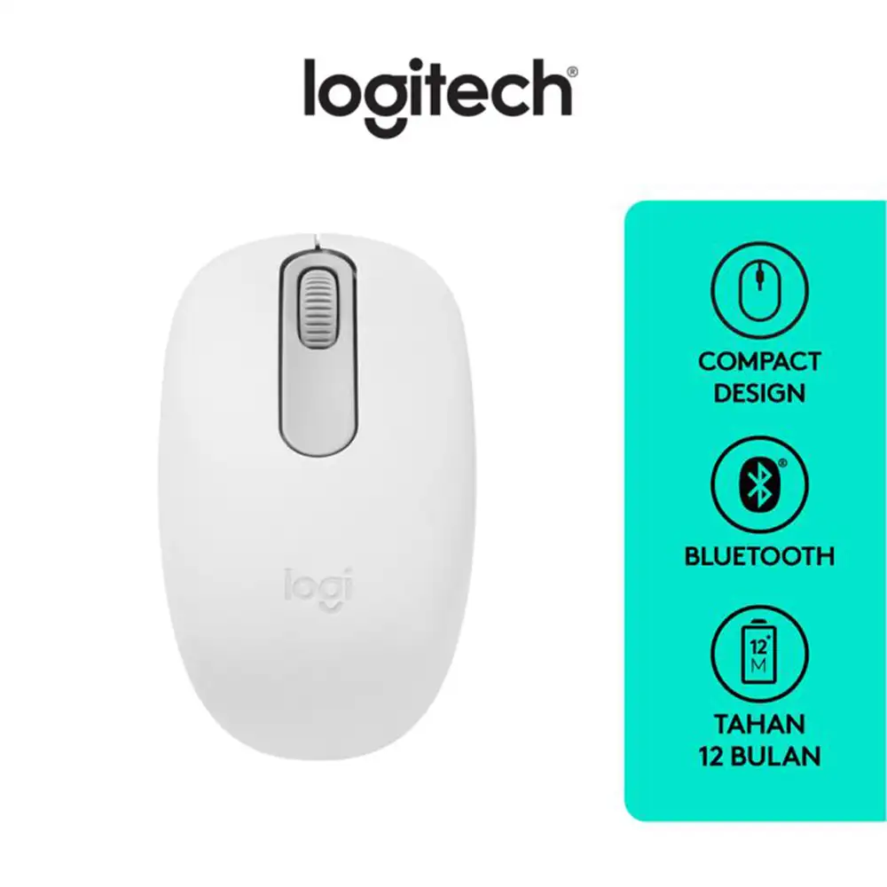Logitech M196 WIRELESS Mouse Off White