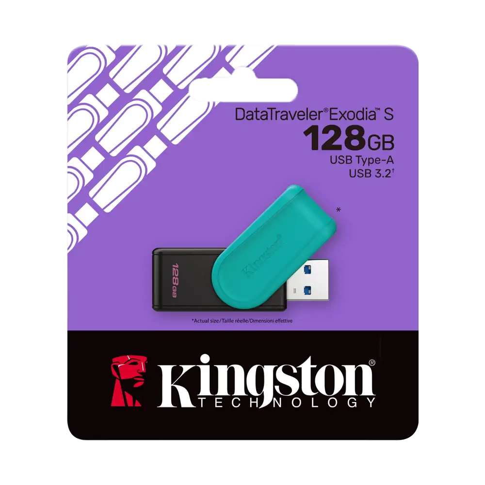 FLASHDISK KINGSTON 128GB USB3.2 DataTraveler Exodia S