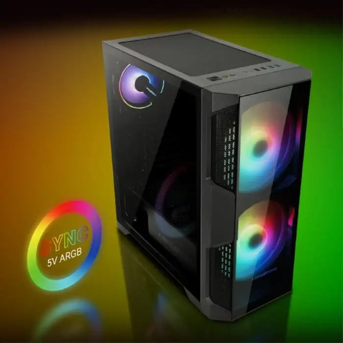 AbkoNcore HELIOS H500G SYNC - ATX Fan 2x20cm + 1x12cm