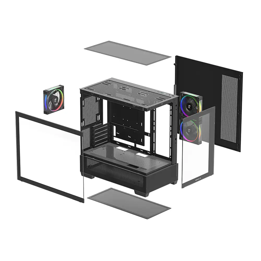 DEEPCOOL CG380 3F 3 Fan aRGB M-ATX Black