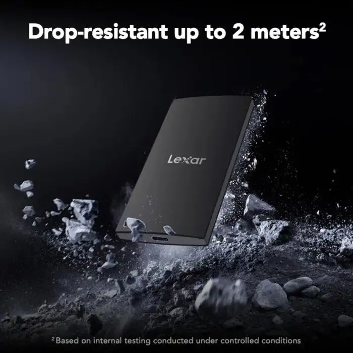 LEXAR SL300 1TB SSD Portable USB-A Type-C External