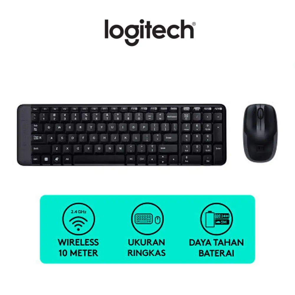 Logitech MK220 Wireless Combo Keyboard Mouse