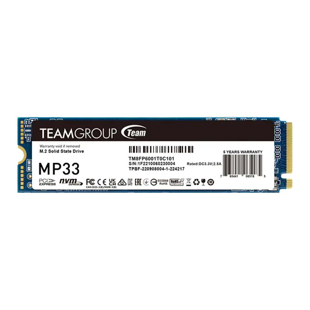 TEAM MP33 256GB NVME Gen3