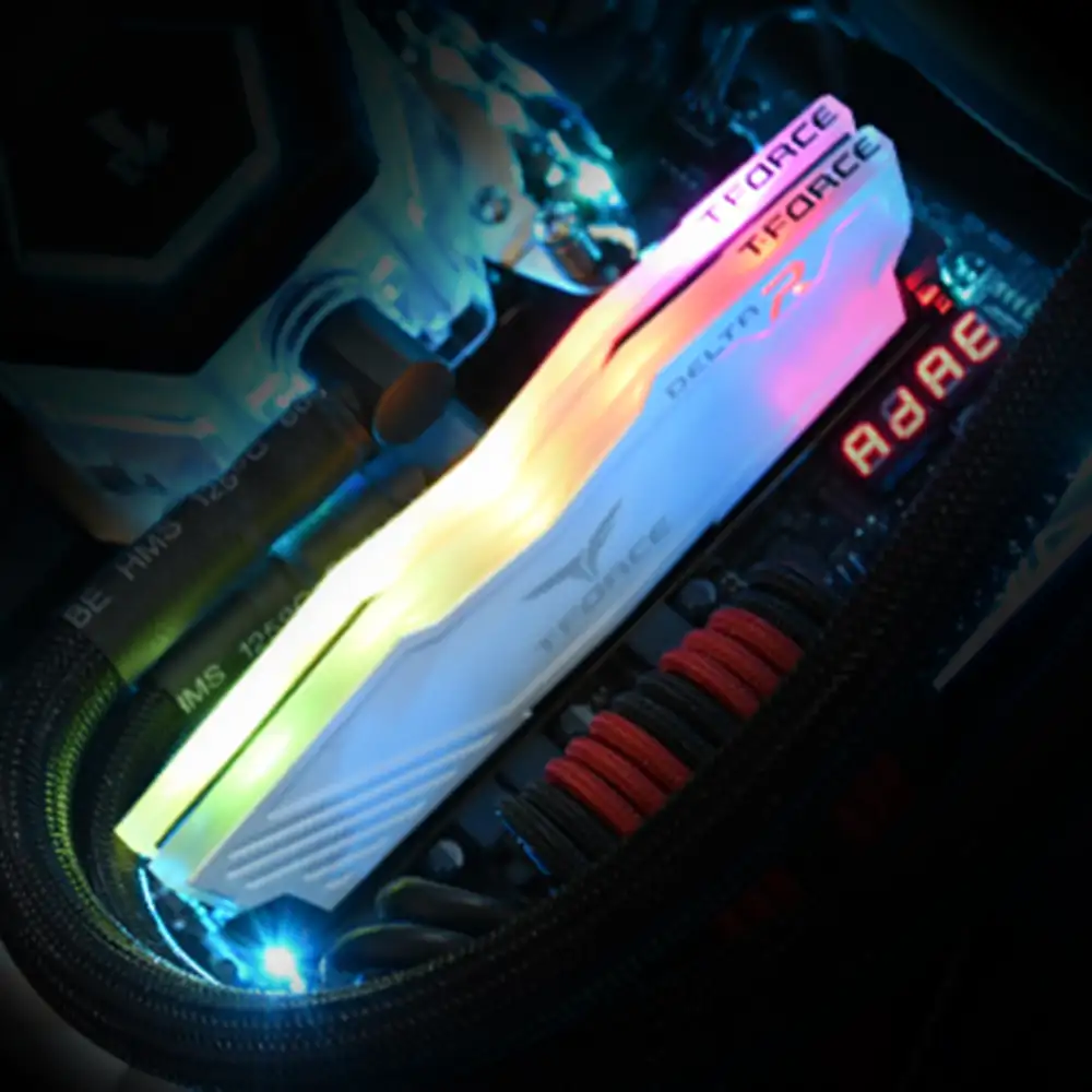 TEAM T-FORCE DELTA RGB 16GB KIT 3600 (8GBx2) WHITE