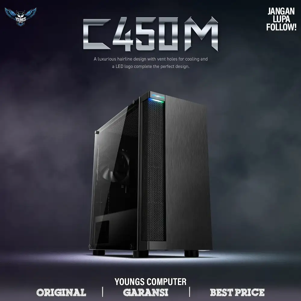 AbkoNcore CRONOS C450M Black + 1 Fan 12cm