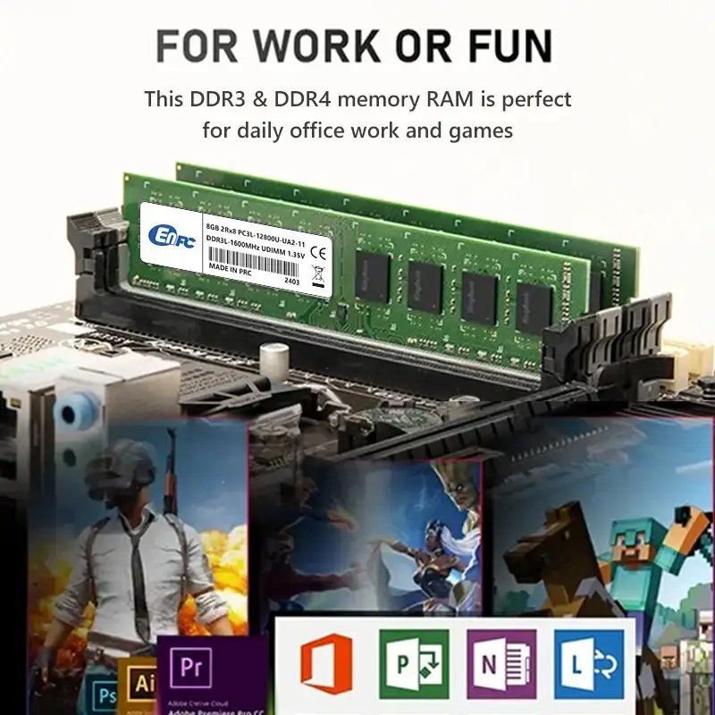 EnPC LONGDIMM DDR5 8GB 5200Mhz HEATSINK (1x8GB)