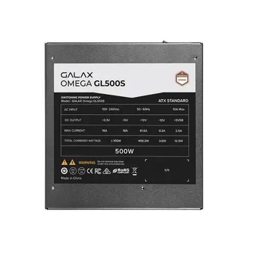 GALAX OMEGA GL500S 500Watt 80+ Bronze