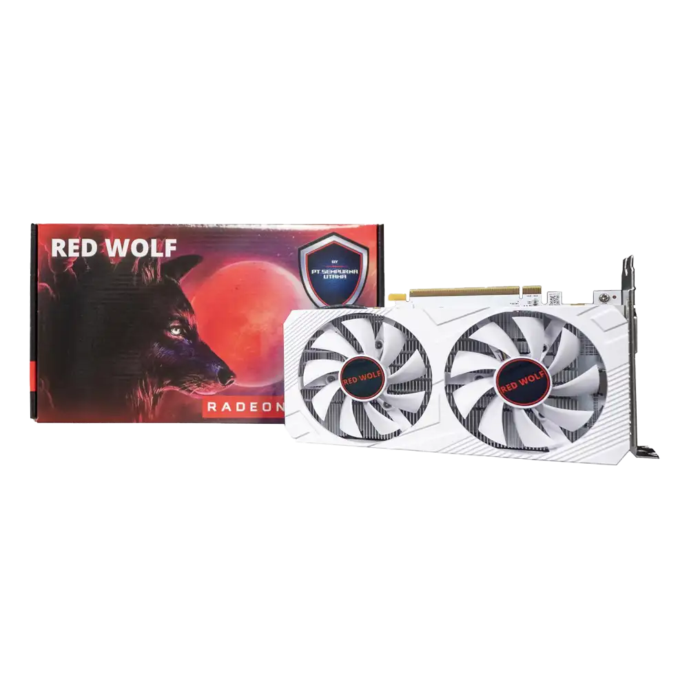 RED WOLF RX 580 8GB DDR5 WHITE