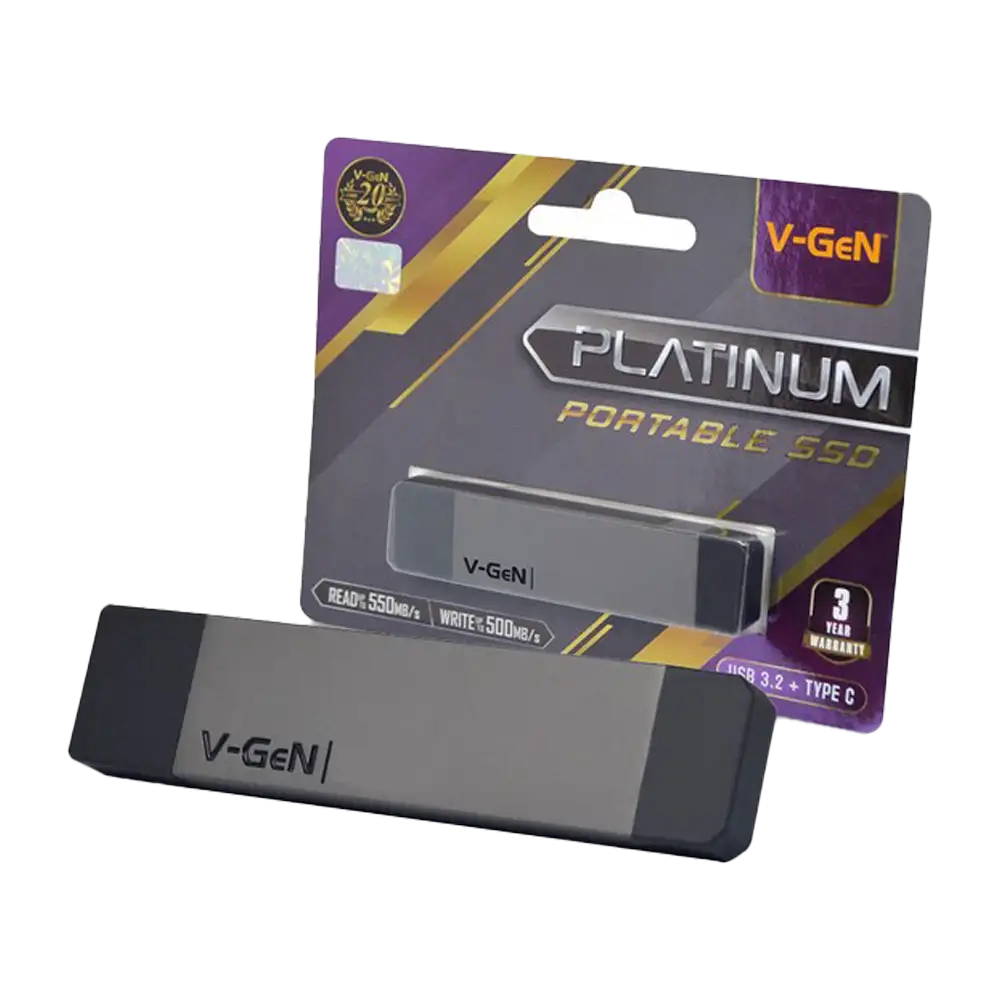 V-GEN PLATINUM 2TB SSD PORTABLE