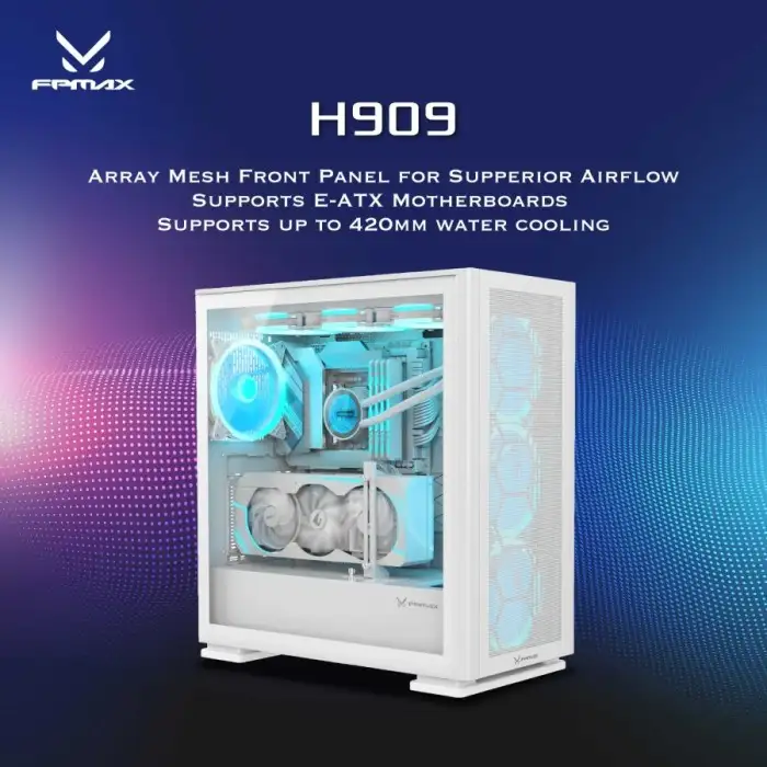 FPMAX AIRPOWER G5 EX H909 + 4 Fan 120mm ARGB WHITE