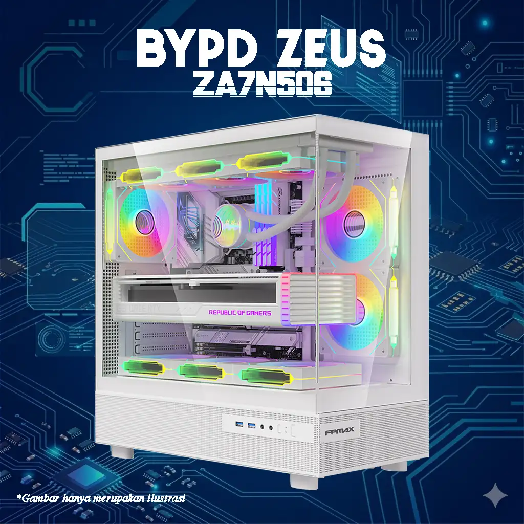 BYPD ZEUS ZA7N506 AMD Ryzen 7 8700F 5Ghz | RTX 5060 8GB | DDR5 | NVME - GAMING PC