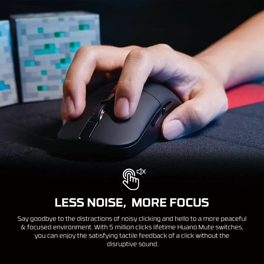 FANTECH KANATA S WG9S WIRELESS 2,4GHZ , WIRED TYPE C , 89gr - BLACK