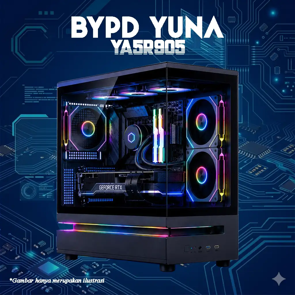 BYPD Yuna YA5R905 AMD Ryzen 5 5500F 4.4Ghz | RX 9050 8GB | DDR4 | NVME - GAMING PC