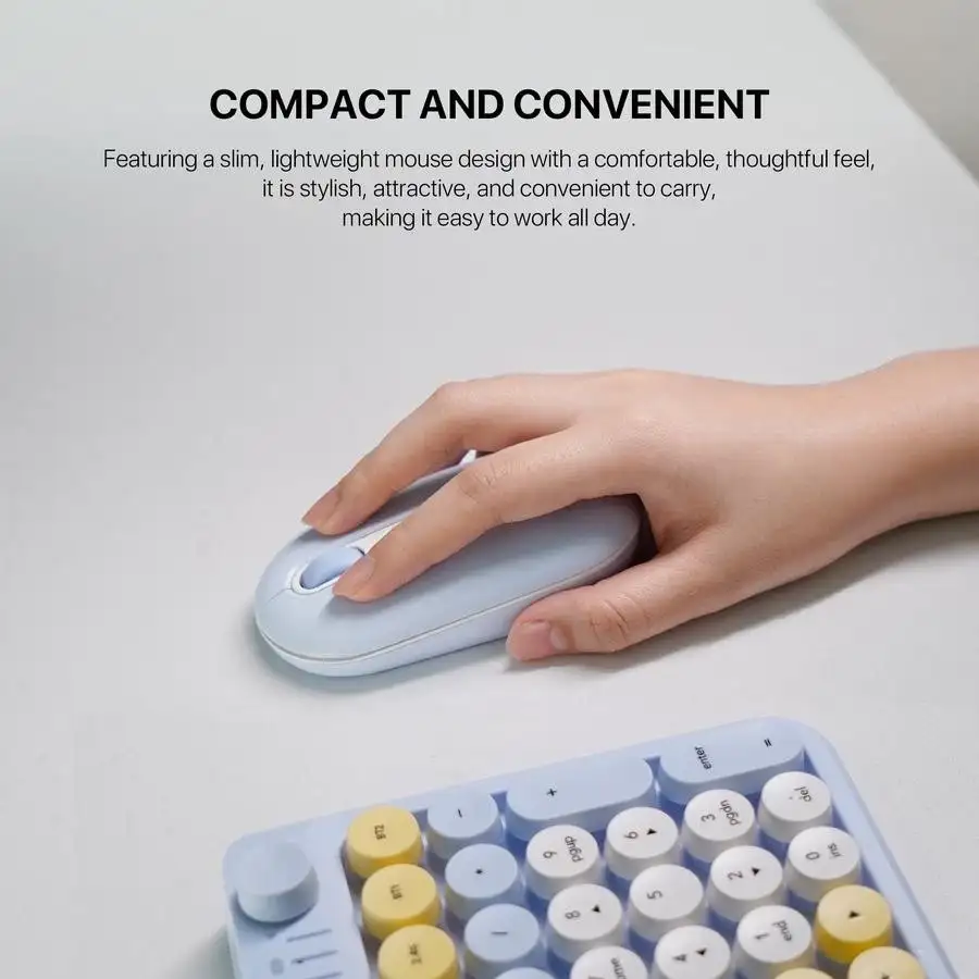 FANTECH KEYBOARD MOUSE DUAL MODE GO MOCHI101 WK899 COMBO PURPLE