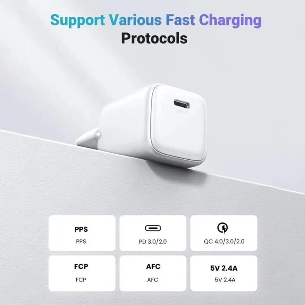 UGREEN CHARGER N SERIES GAN 30W BLACK ( 65007 )