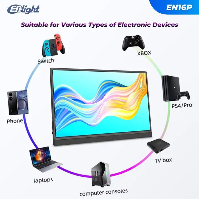 LED ENLIGHT EN16P 16" FHD Portable Monitor