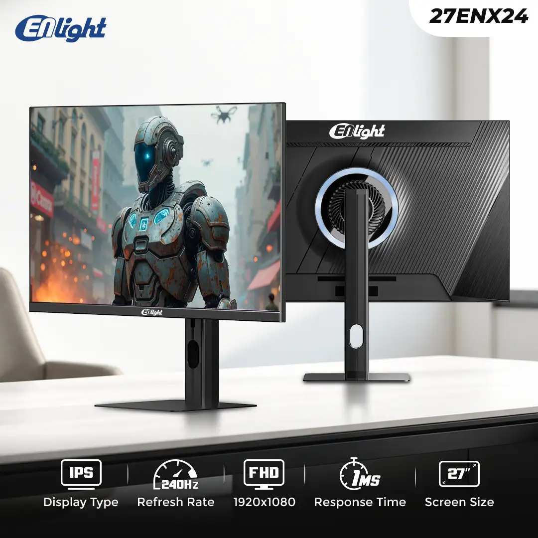 LED ENLIGHT 27ENX24 27" IPS 240hz 0.5ms Ergonomics