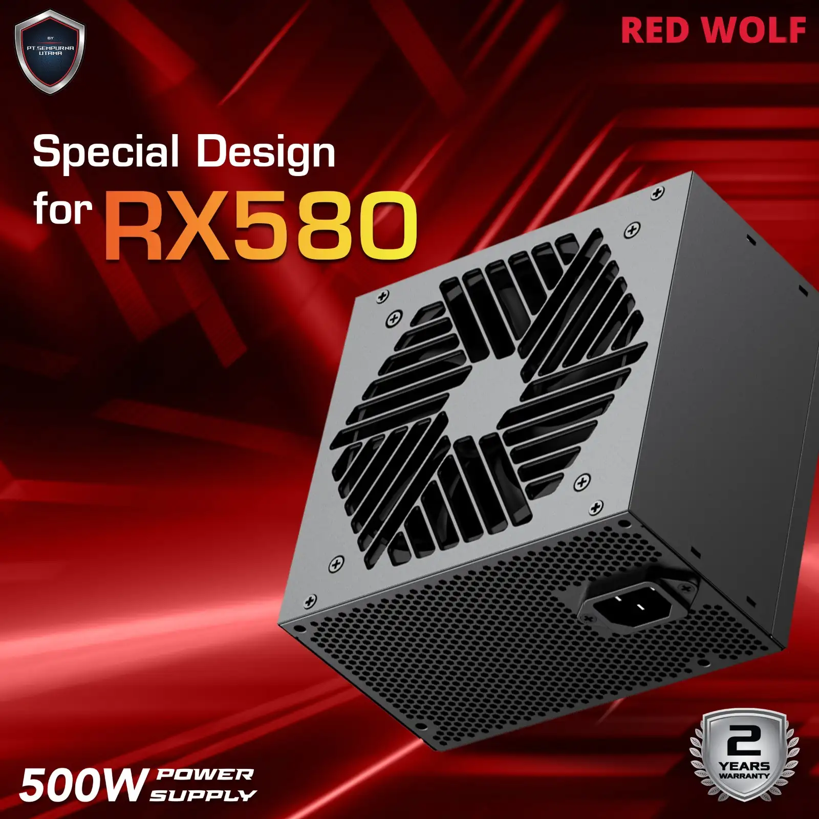 RED WOLF 500W 80% Efficiency