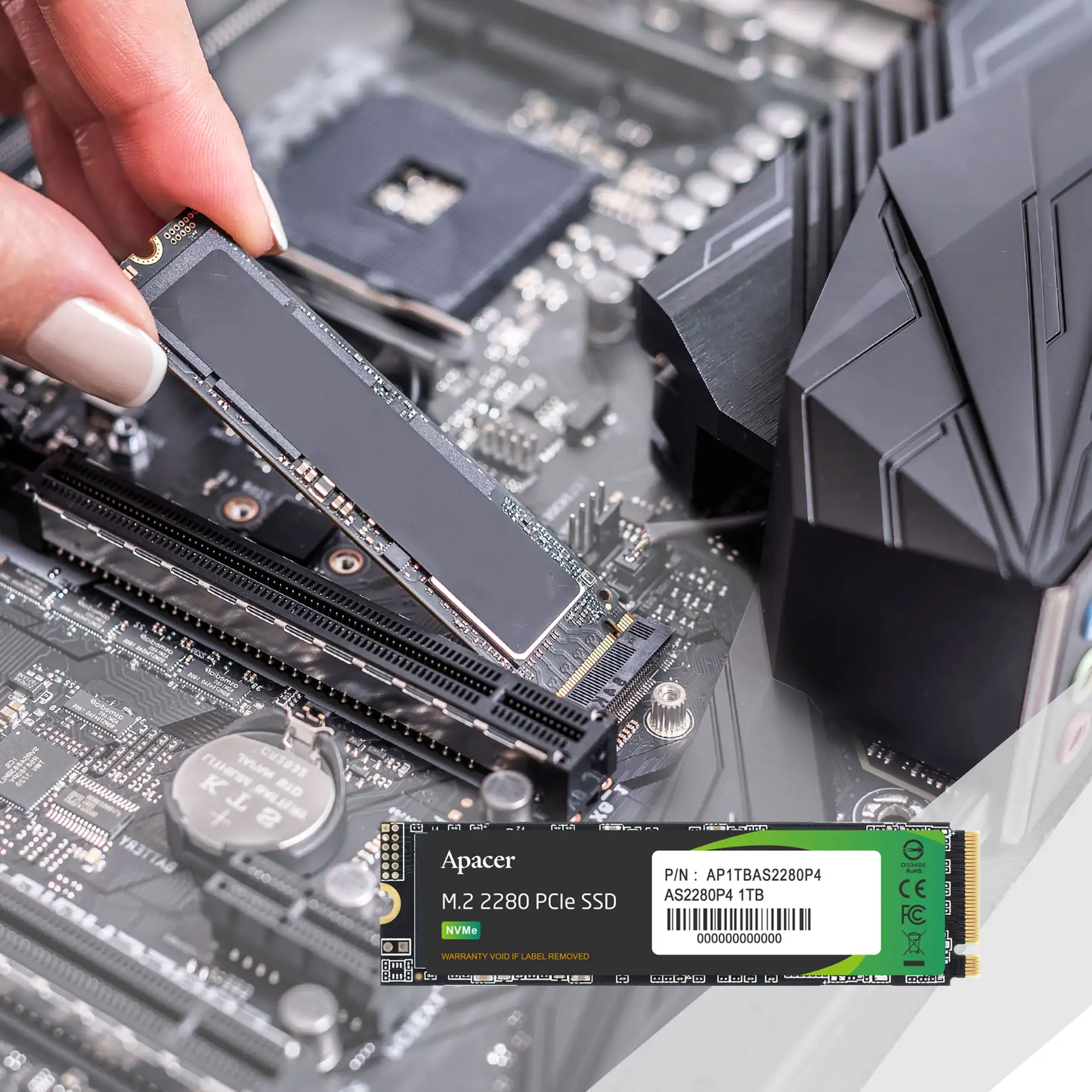APACER AS2280P4 256GB M.2 NVME