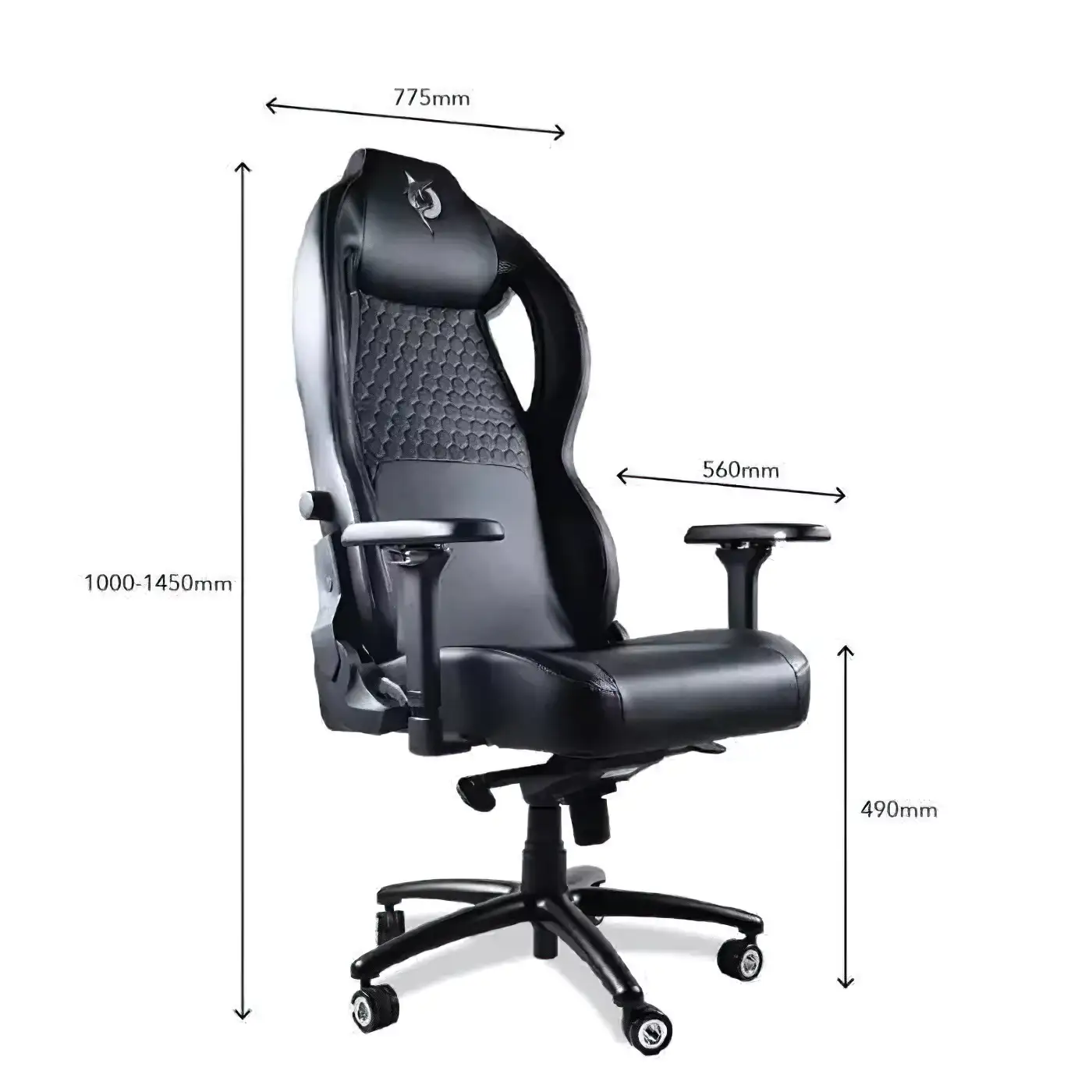 TODAK Throne MPL Edition Gaming Chair 180° Reclining Backrest 4D Adjustable Armrests Premium Scratch-Resistant PU Leather