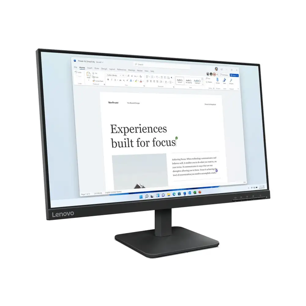 Lenovo L24-4e 24" IPS 100hz 4ms 99% sRGB Black