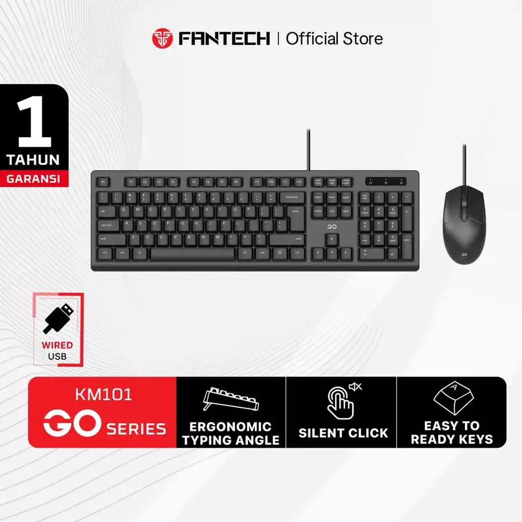 FANTECH KEYBOARD MOUSE GO OFFICE COMBO KM101