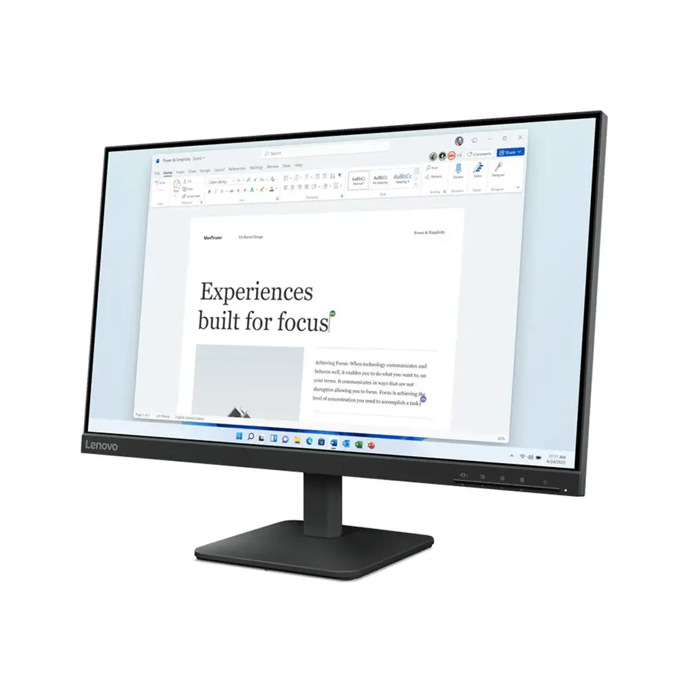 Lenovo L24-4e 24" IPS 100hz 4ms 99% sRGB Black