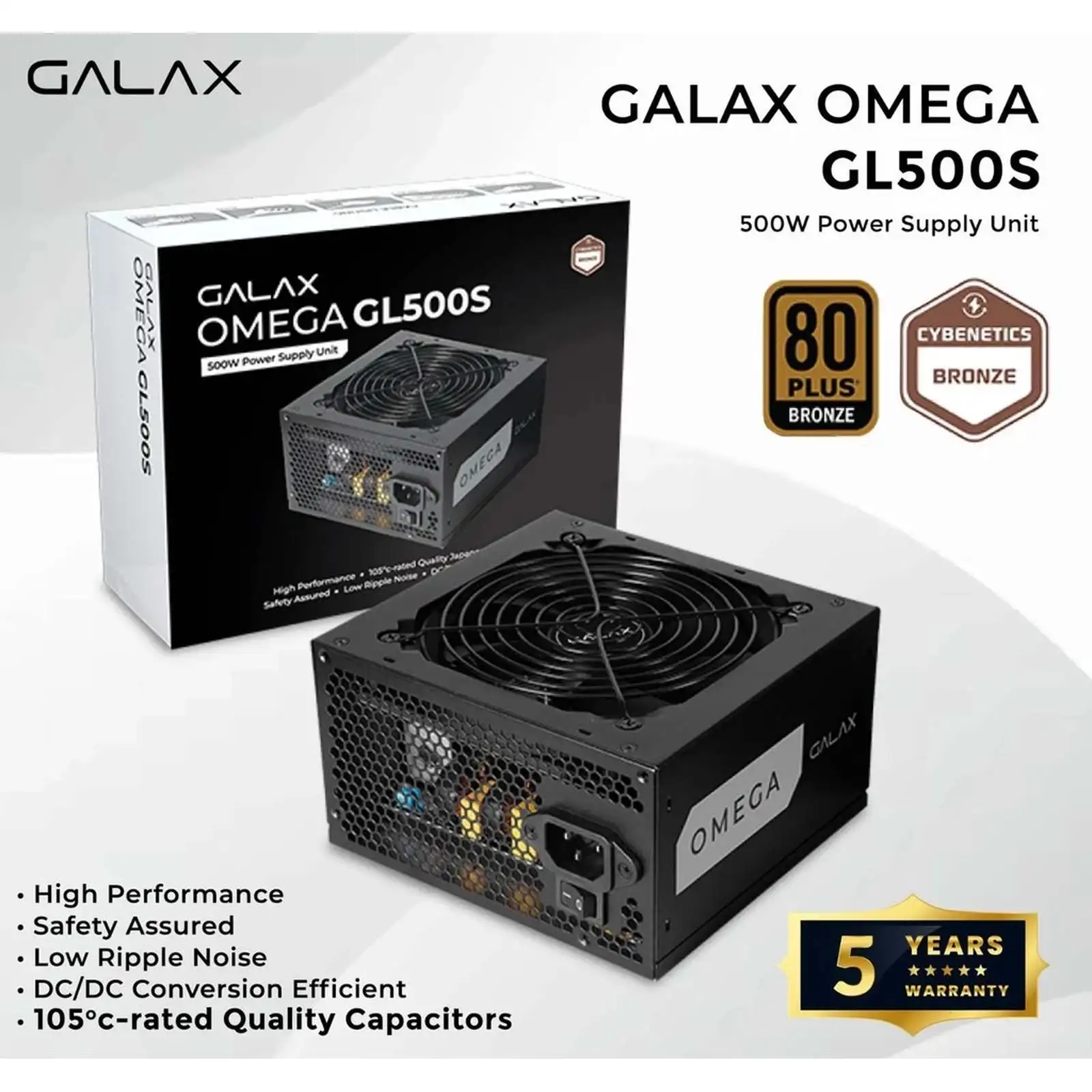 GALAX OMEGA GL500S 500Watt 80+ Bronze