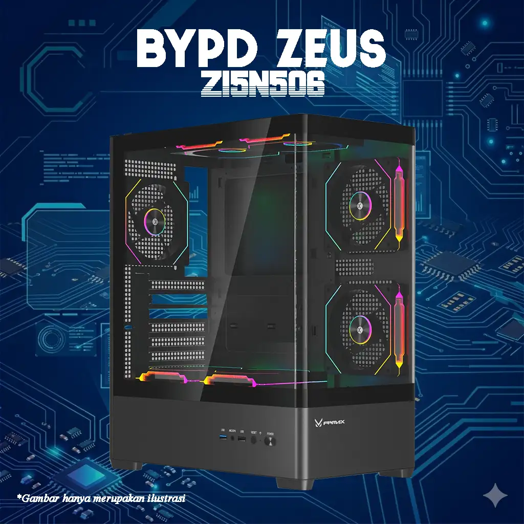 BYPD ZEUS Zi5N506 Intel Core i5 14400F 4.7Ghz | RTX 5060 8GB | DDR5 | NVME - Gaming PC