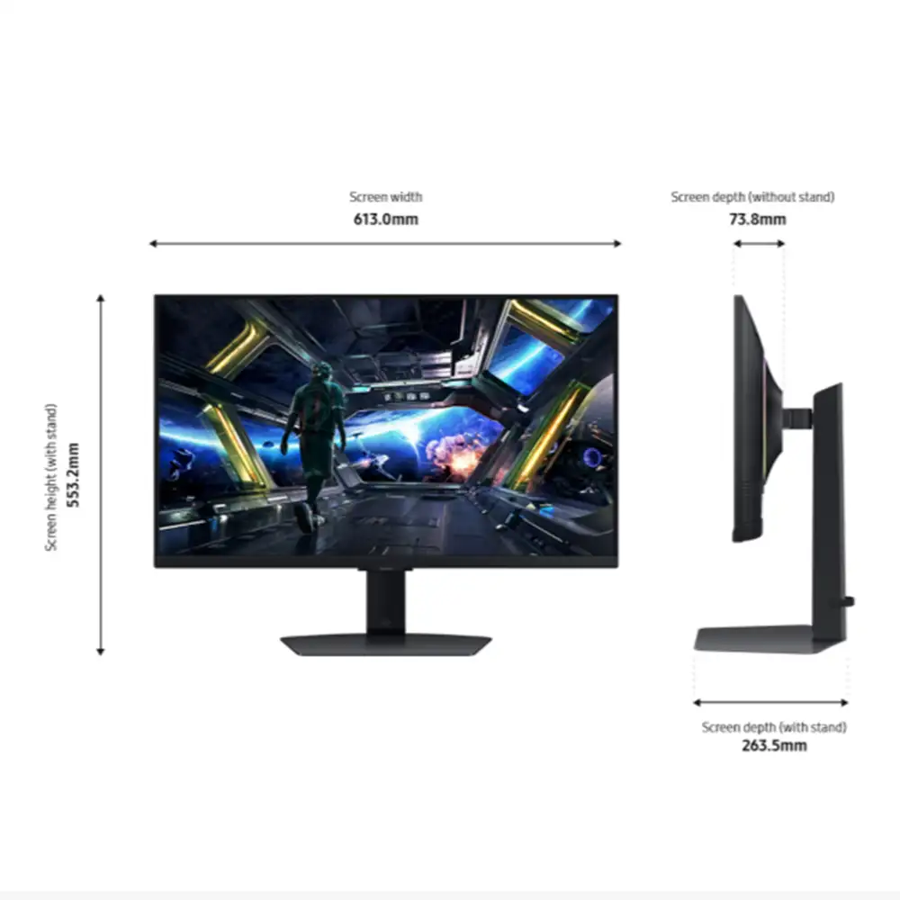 Samsung Odyssey G7 LS27DG702 27" Flat IPS 4K HDR10+ 144hz 1ms G-Sync Tizen OS
