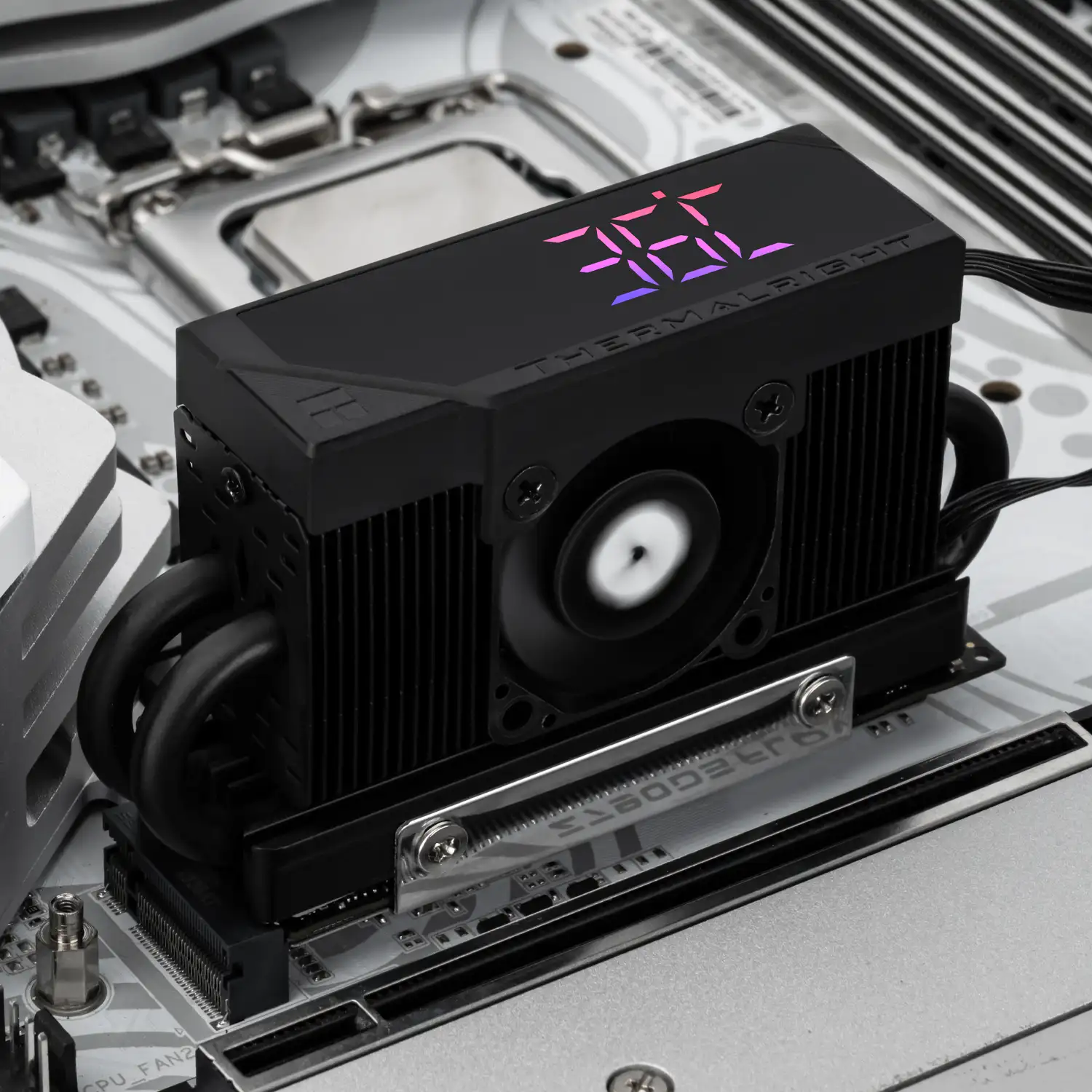 THERMALRIGHT HR-10 2280 PRO Digital Black SSD Cooler M.2 Nvme Heatsink