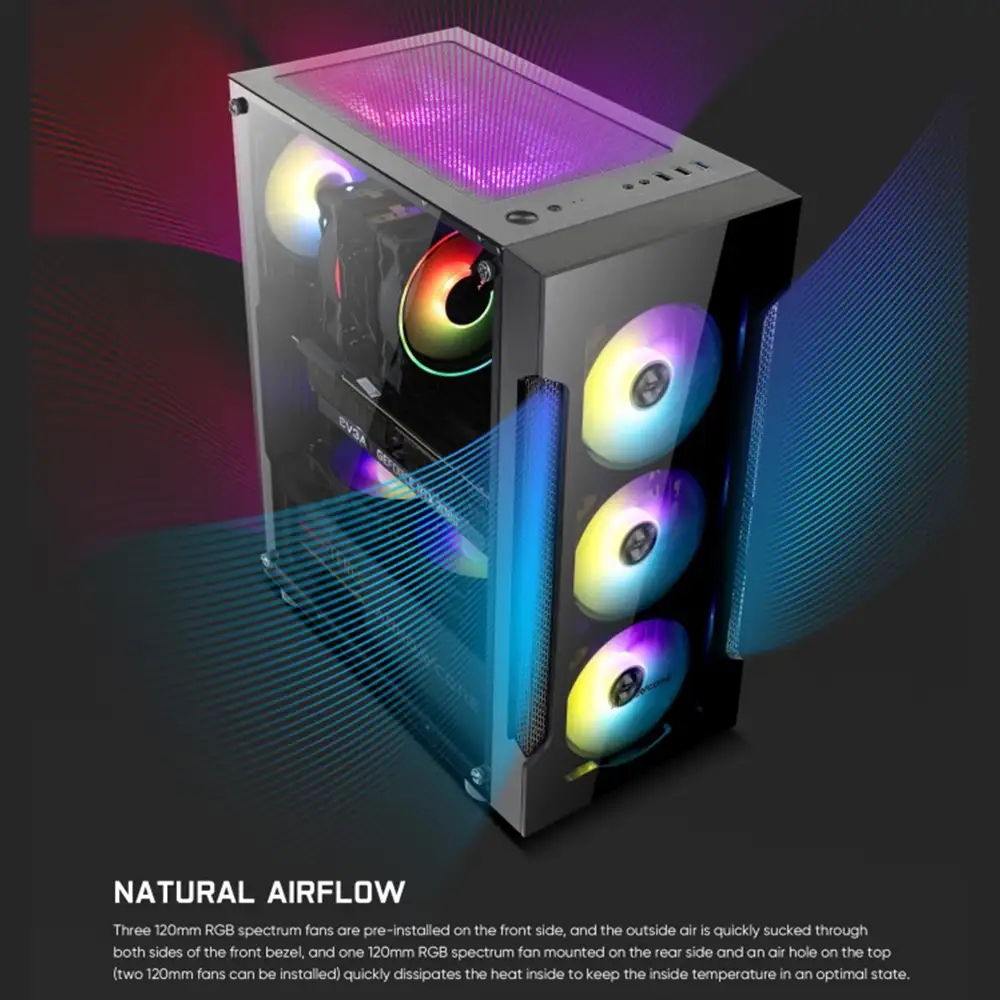 AbkoNcore T250 V2 + 4 Fan Spectrum RGB + Remote + Controller